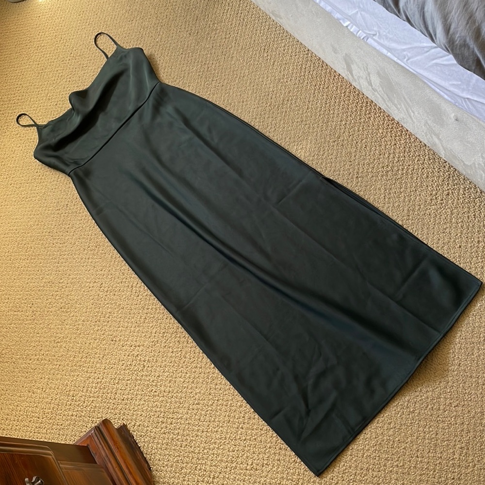 BHLDN Sachin & Babi Dark Green Cali Dress - Picture 2 of 9